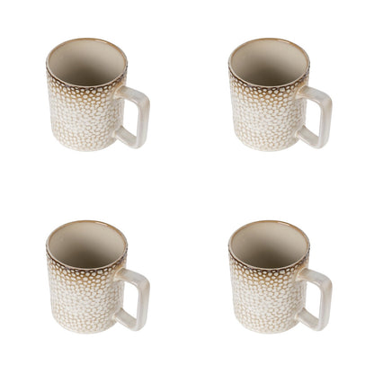 Zestaw 4 elementowy komplet porcelany Gambia kubek