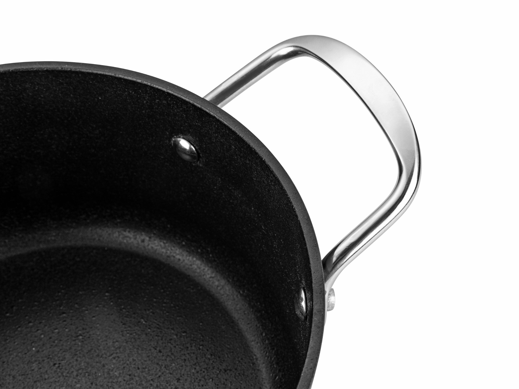 Zestaw 3 elementowy komplet garnków Florina Stix czarny | aluminum | powłoka Non-Stick | wszystkie typy kuchenek