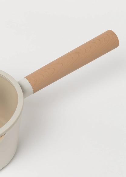 Zestaw 3 elementowy komplet garnków Florina Nube beżowy| aluminum | powłoka ceramiczna| wszystkie typy kuchenek |