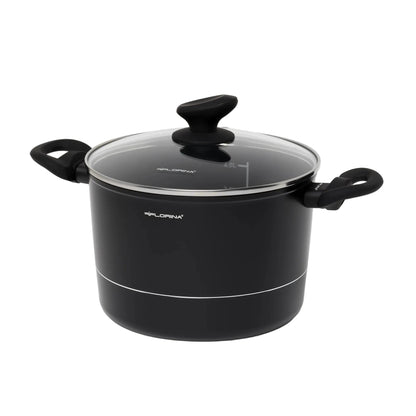 GARNEK ALUMINIOWY WYSOKI DELUX 24CM 6,2L Z/P MG