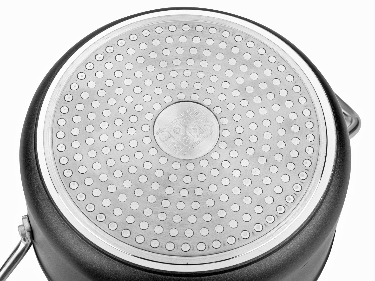 Zestaw 3 elementowy komplet garnków Florina Stix czarny | aluminum | powłoka Non-Stick | wszystkie typy kuchenek