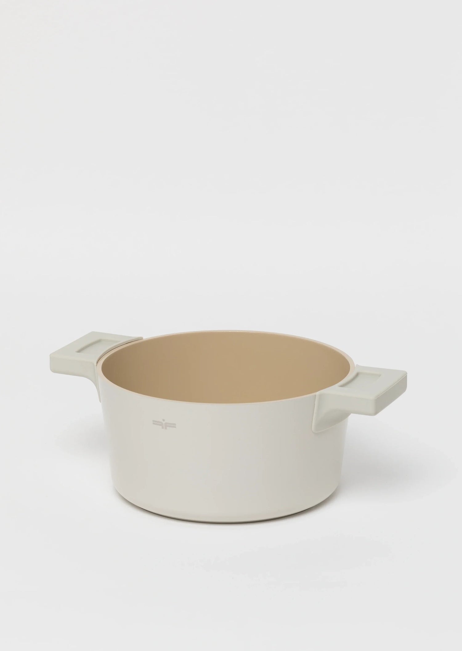Zestaw 7 elementowy komplet garnków i patleni Florina Nube beżowy| aluminum | powłoka ceramiczna| wszystkie typy kuchenek |