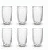 Zestaw 6 sztuk Szklanki termiczne double wall Florina Malachit 450 ml
