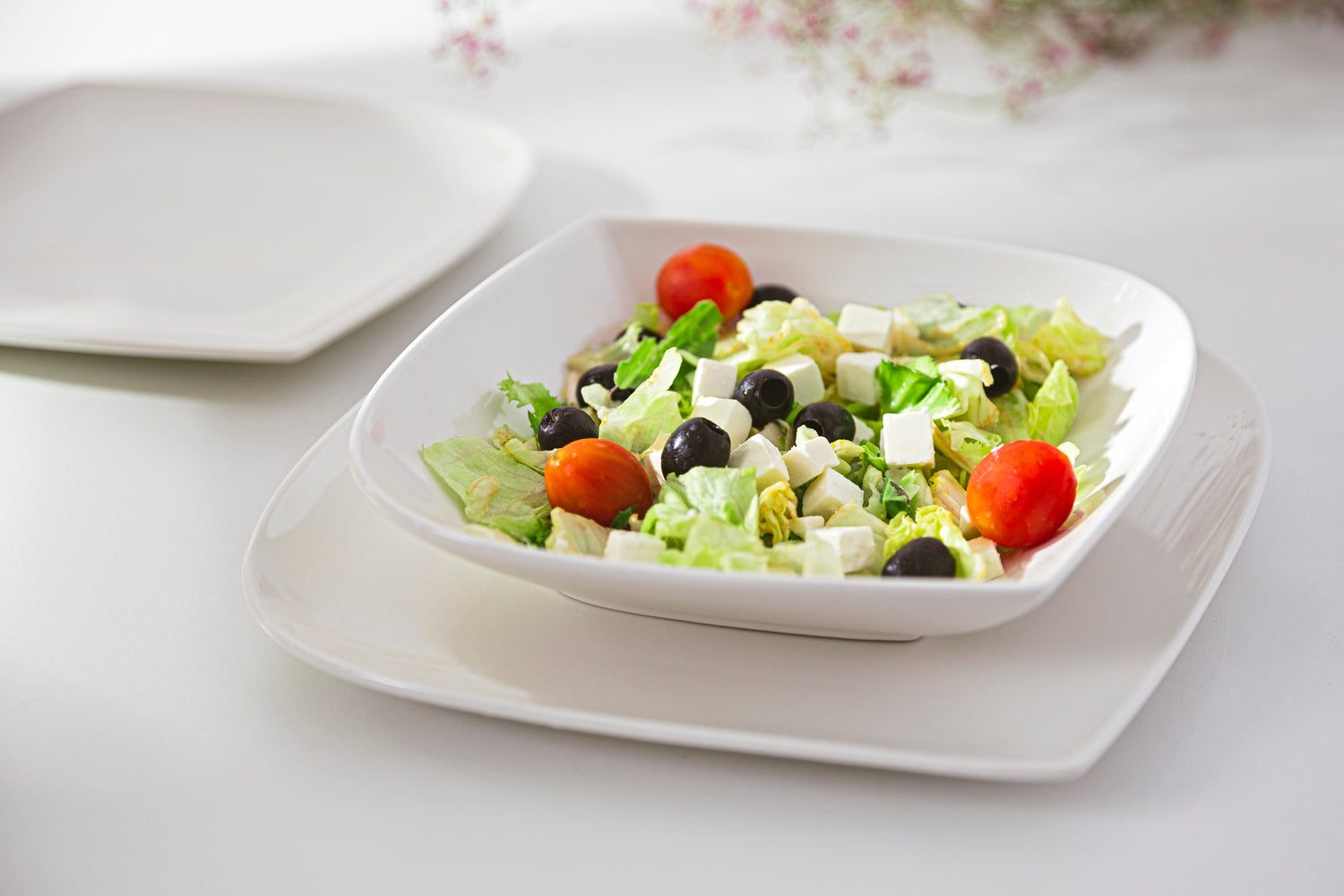 Talerze Florina Moss komplet 18 elementów / 6 osób