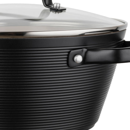 Garnek aluminiowy Carina Black by Mateusz Gessler 20 cm 2,2l