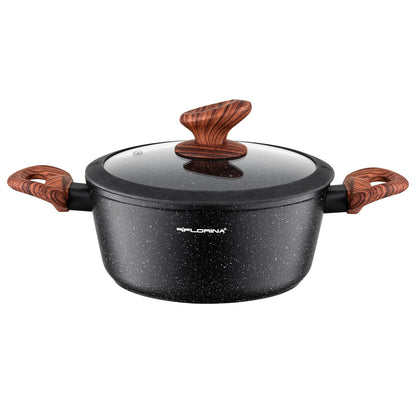 Garnek aluminiowy Florina Master Black 24 cm 4l