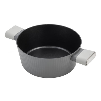 Garnek aluminiowy z pokrywką Florina Serrano 24 cm 3,7 l