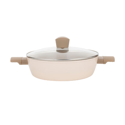 Patelnia głęboka aluminiowa Florina Mokka 24 cm 2,4 l