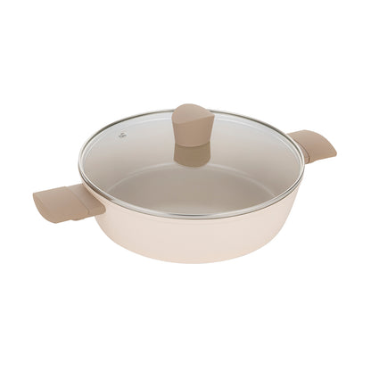 Patelnia głęboka aluminiowa Florina Mokka 24 cm 2,4 l