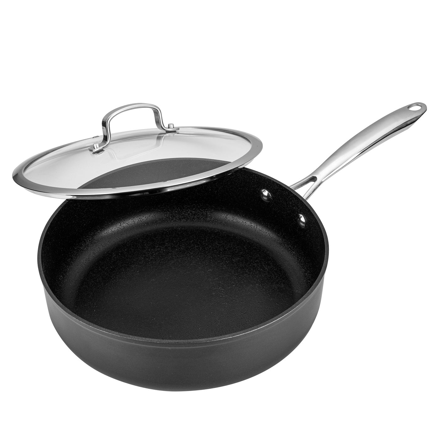 Zestaw 2 elementowy komplet patelni Florina Stix czarny | aluminum | powłoka Non-Stick | wszystkie typy kuchenek