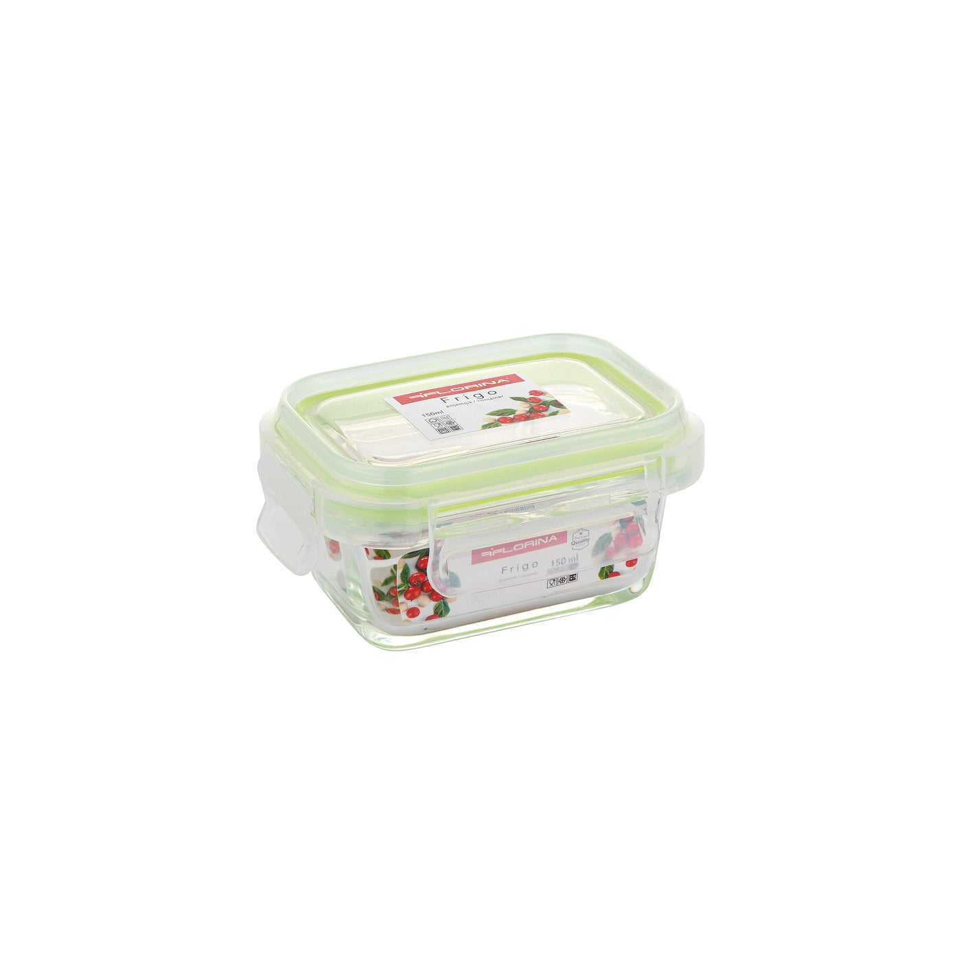 Pojemnik do żywności Florina Frigo szklany 150 ml prostokątny