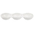 Półmisek trójdzielny porcelanowy do dipów Florina Adria 33 x 10,2 x 4,5 cm