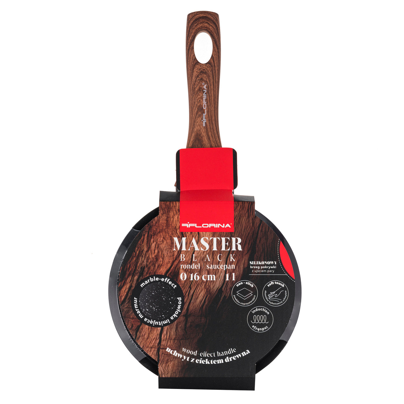 Rondel aluminiowy Florina Master Black 16 cm 1l