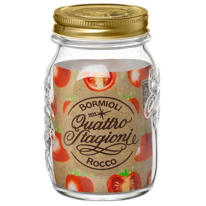 Zestaw 4 słoików Bormioli Rocco Quattro Stagioni 500 ml