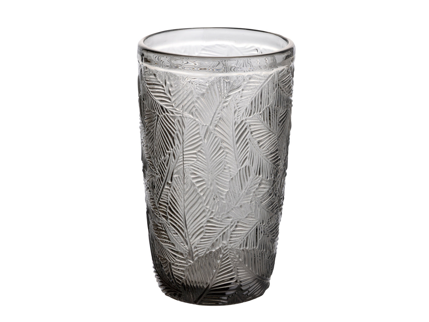Zestaw 4 szklanek Long Drink Florina Tropic 380 ml szara
