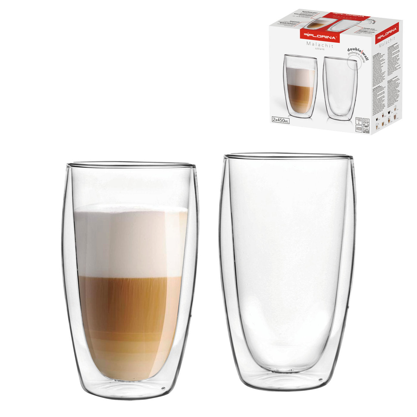 Szklanki termiczne Florina Malachit 2 sztuki 450ml