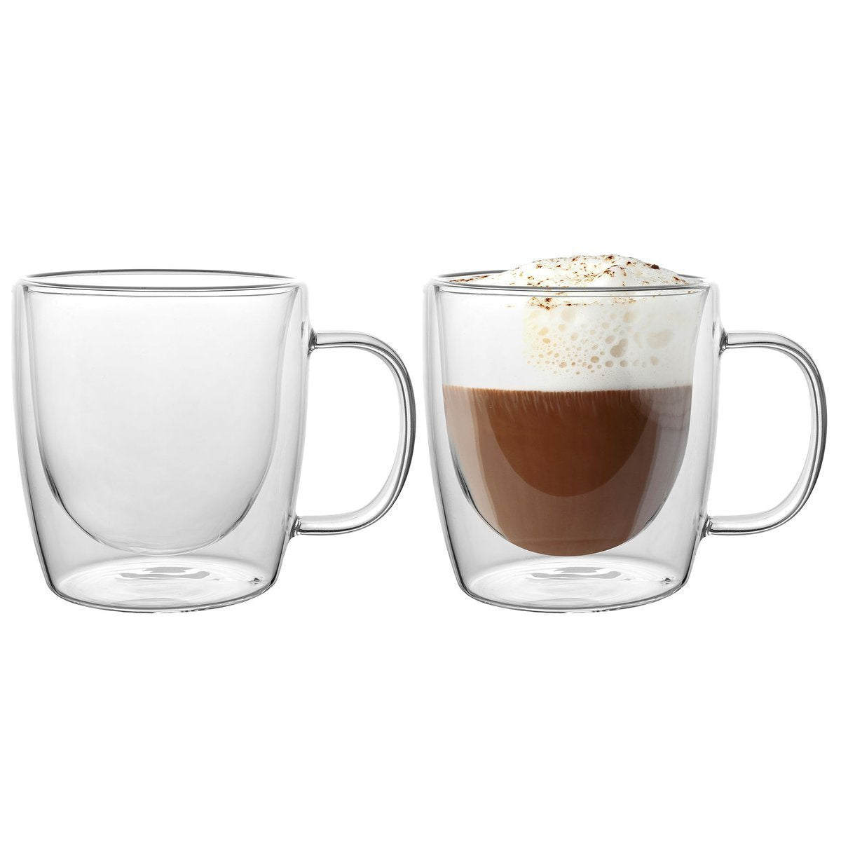 SzKLANKI TERMICZNE Z UCHEM MALACHIT 2 SZTUKI 400ML