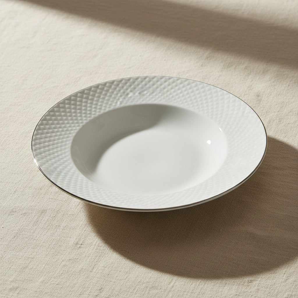 Talerz głęboki Florina Tiffany Platinium 22 cm